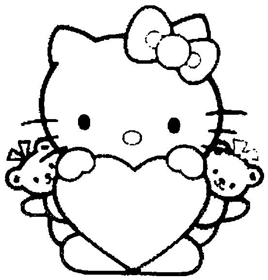 Hello Kitty kolorowanki